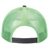 Paramount Apparel Charcoal/Neon Green Neon Mesh Back Cap