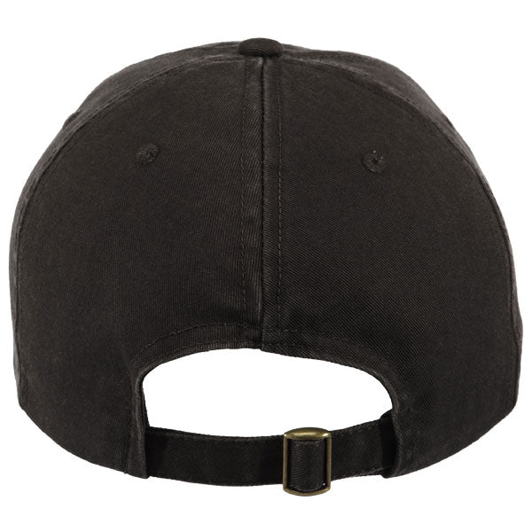 Paramount Apparel Black Caps 101 Garment Wash Cap