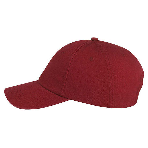 Paramount Apparel Dark Red Caps 101 Garment Wash Cap