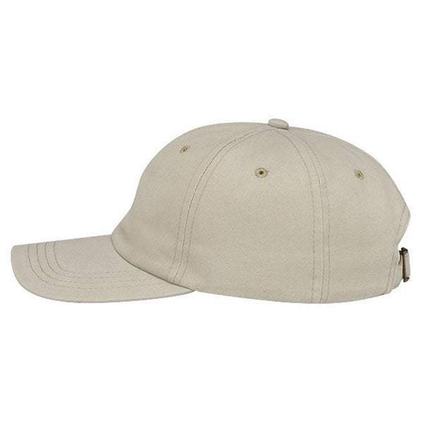 Paramount Apparel Khaki Caps 101 Unstructured Jockey Brushed Twill Cap