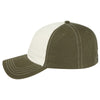 Paramount Apparel Stone/BSA Olive Caps 101 Two-Tone Washed Cap