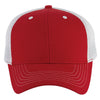 Paramount Apparel Red/White Structured Cotton Twill Cap