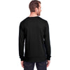 Fruit of the Loom Men's Black Ink ICONIC Long Sleeve T-Shirt