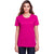 Fruit of the Loom Women's Cyber Pink ICONIC T-Shirt