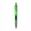 BIC Clear Green Intensity Clic Gel Pen with Blue Ink