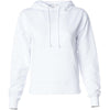 Independent Trading Co. Women's White Pullover Hooded Sweatshirt