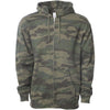 Independent Trading Co. Unisex Forest Camo Hooded Full-Zip Sweatshirt