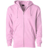 Independent Trading Co. Unisex Light Pink Hooded Full-Zip Sweatshirt