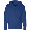 Independent Trading Co. Unisex Royal Hooded Full-Zip Sweatshirt