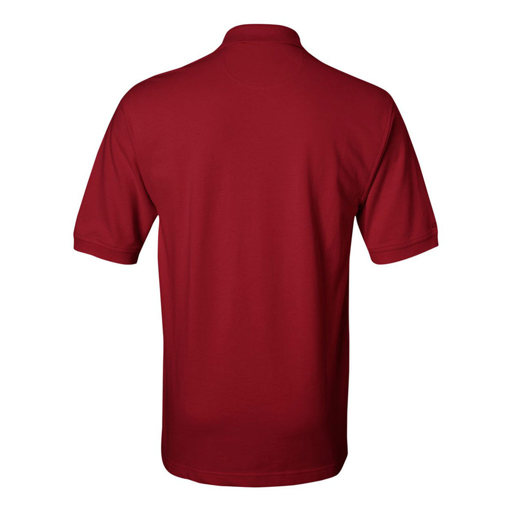 IZOD Men's Real Red Knit Pique Polo