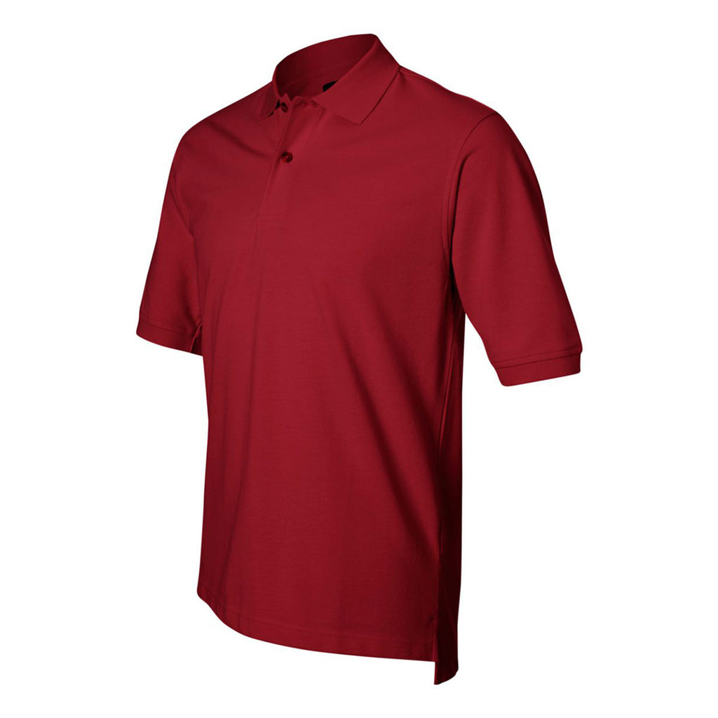IZOD Men's Real Red Knit Pique Polo