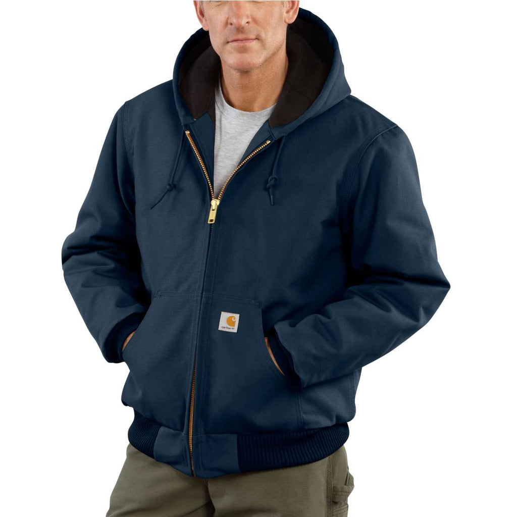 Custom Carhartt Men's Quilted Flannel Lined Duck Active Jacket