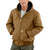 Carhartt Men's Tall Brown Quilted Flannel Lined Duck Active Jacket