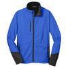 Port Authority Men's Snorkel Blue/Black Vertical Soft Shell Jacket
