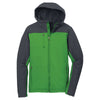 Port Authority Men's Vine Green/Battleship Grey Hooded Core Soft Shell Jacket