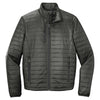 Port Authority Men's Sterling Grey/ Graphite Packable Puffy Jacket