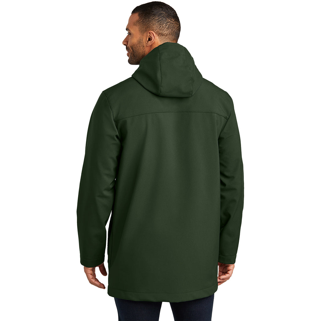 Port Authority Men's Dark Olive Green Collective Outer Soft Shell Parka