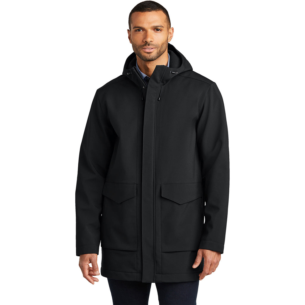 Port Authority Men's Deep Black Collective Outer Soft Shell Parka