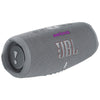 JBL Grey Charge 5 Portable Waterproof Speaker With Powerbank