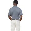 Johnnie-O Men's Heather Black Birdie Solid Jersey Performance Polo