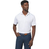 Johnnie-O Men's White Birdie Solid Jersey Performance Polo