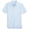 Johnnie-O Men's Gulf Blue Lyndonn Striped Jersey Performance Polo