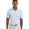 Johnnie-O Men's Gulf Blue Lyndonn Striped Jersey Performance Polo