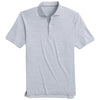 Johnnie-O Men's Light Grey Huron Solid Featherweight Performance Polo