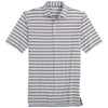 Johnnie-O Men's Lake Crew Striped Jersey Performance Polo