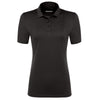 Jack Nicklaus Women's Caviar Black Solid Textured Polo