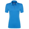 Jack Nicklaus Women's Electric Blue Solid Textured Polo