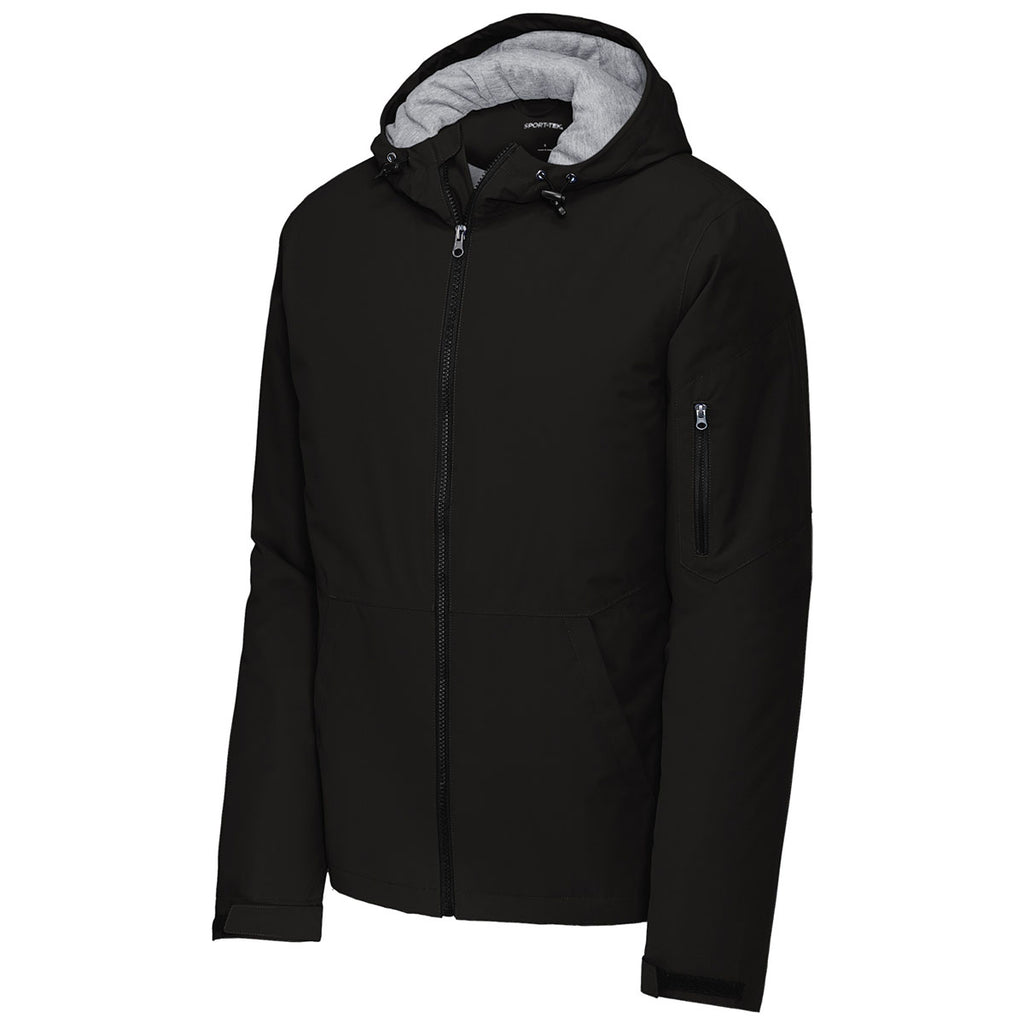 Sport-Tek Men's Black Waterproof Insulated Jacket