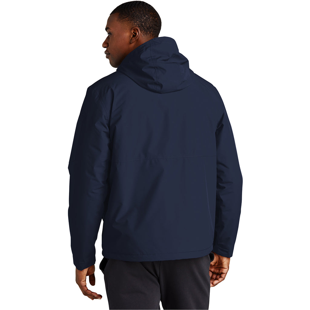 Sport-Tek Men's True Navy Waterproof Insulated Jacket