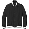 Sport-Tek Men's Black Insulated Varsity Jacket