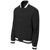 Sport-Tek Men's Black Insulated Varsity Jacket