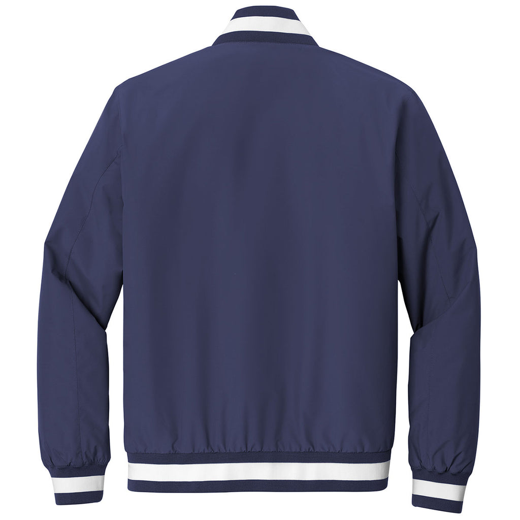 Sport-Tek Men's True Navy Insulated Varsity Jacket