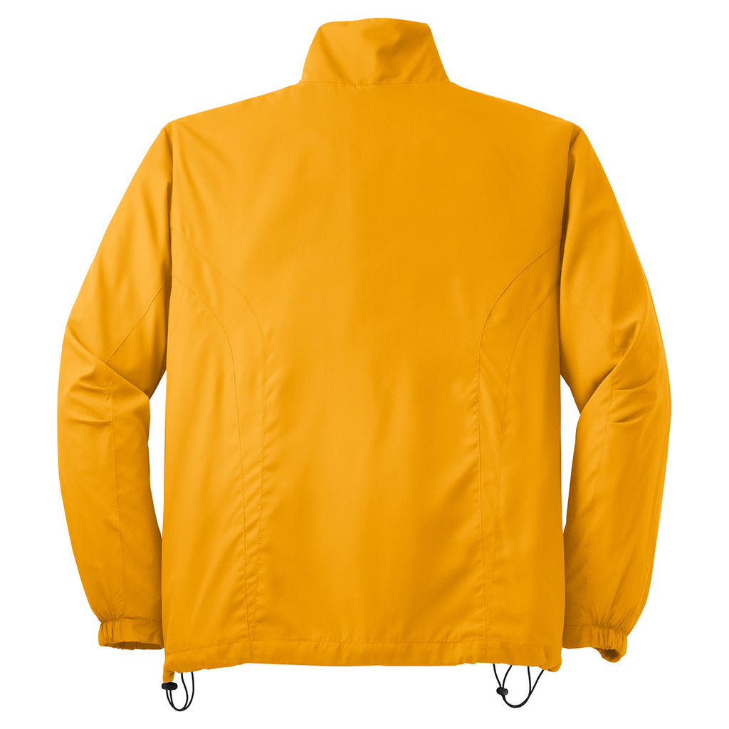 Sport-Tek Men's Gold Full-Zip Wind Jacket