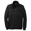 Sport-Tek Men's Black/ Graphite Grey Shield Ripstop Jacket