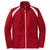 Sport-Tek Men's True Red/White Tricot Track Jacket