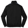 Sport-Tek Men's Black/True Royal Dot Sublimation Tricot Track Jacket