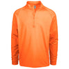 Levelwear Men's Orange Calibre Quarter Zip Pullover