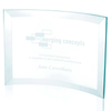 Jaffa Jade Crystal Scroll Large Award
