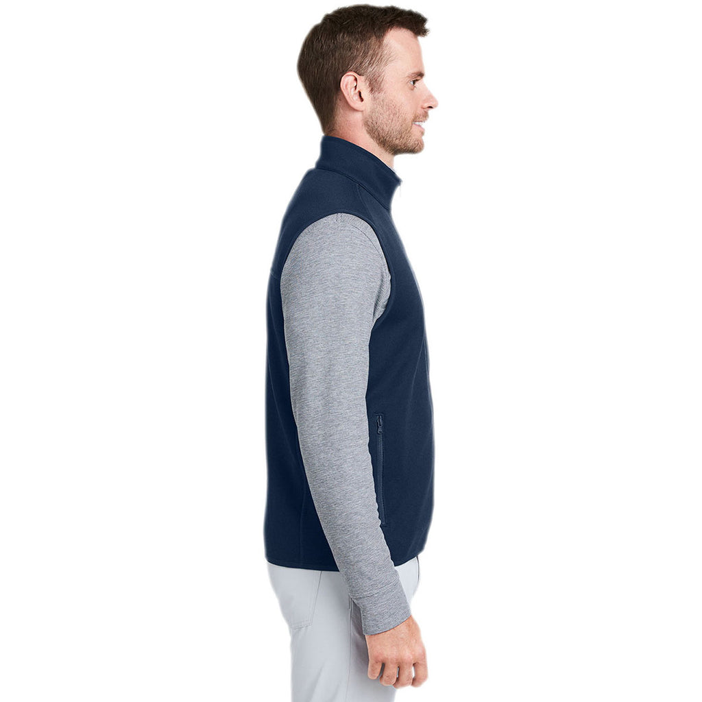 Vineyard Vines Men's Vineyard Navy Mountain Sweater Fleece Vest