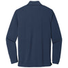Port Authority Men's River Blue Navy Dry Zone UV Micro-Mesh Long Sleeve Polo