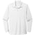 Port Authority Men's White Dry Zone UV Micro-Mesh Long Sleeve Polo