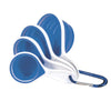 Magnet Group Blue Cool Blue Silicone Measuring Cups