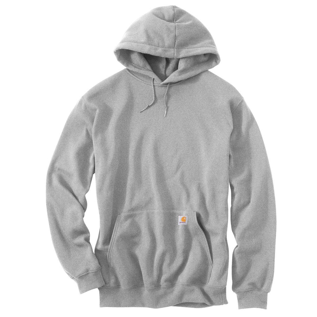 Mens Grey Carhartt Hoodie Carhartt Men's Heather Grey Midweight