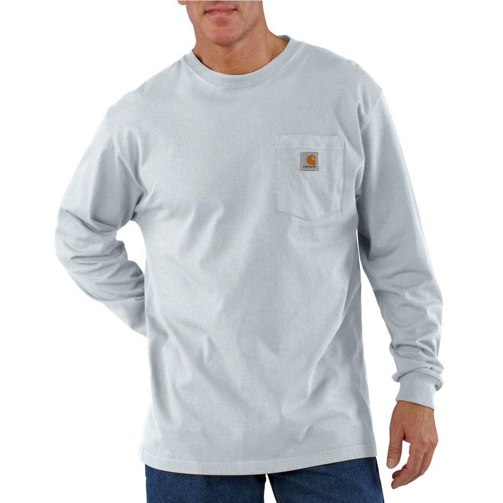 Carhartt Men's Ash Workwear Pocket Long Sleeve T-Shirt