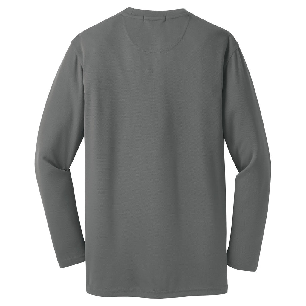 Sport-Tek Men's Steel Dri-Mesh Long Sleeve T-Shirt