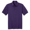 Port Authority Men's Bright Purple/Classic Navy Rapid Dry Tipped Polo